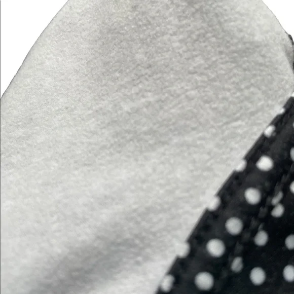 Nike Pro Half Zip Dry Fit Training Top. Black/White Dot Long Sleeved. Size S - Picture 9 of 9